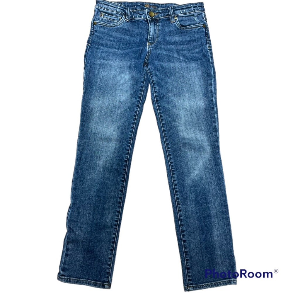 Kut from the Kloth Women's Straight Leg Jeans - Blue Denim